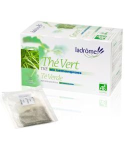 Thé vert au lemongrass BIO, 20 infusettes