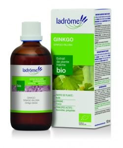 Ginkgo - extrait de plante fraîche BIO, 100 ml