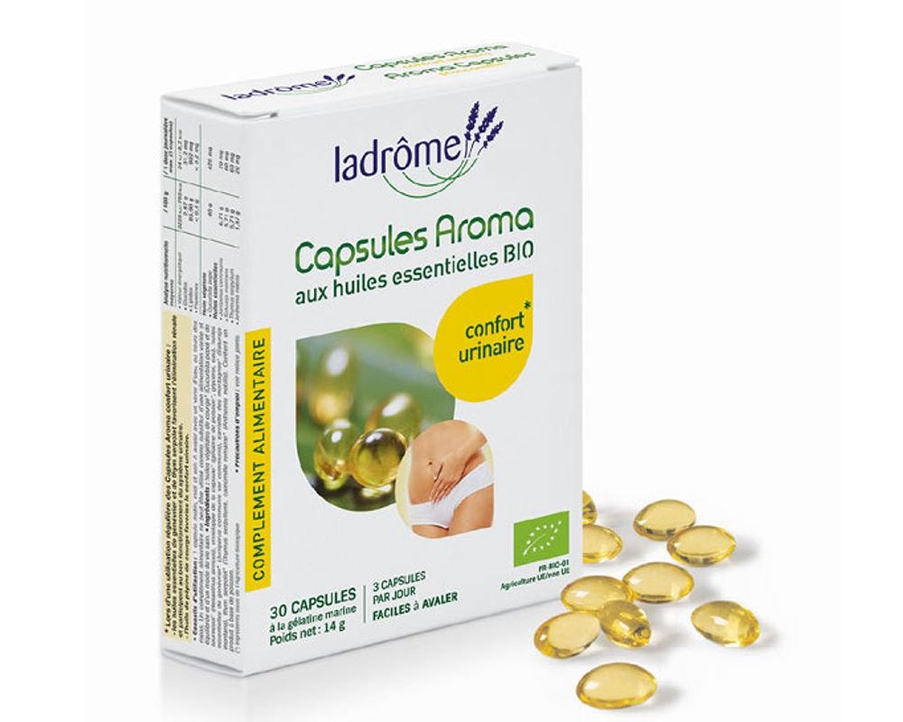 Capsules Aroma  Confort urinaire (30 capsules) Ladrôme