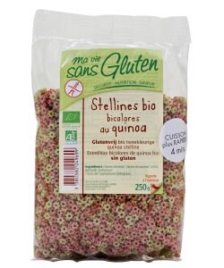 Stellines Bicolores Quinoa BIO, 250 g