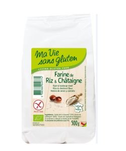 Rice flour & chestnut BIO, 500 g