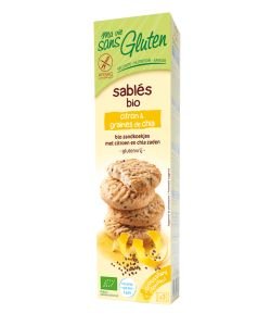 Sablés Citron & graines de Chia BIO, 150 g