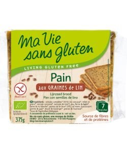 Bread with flax seeds BIO, 375 g