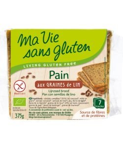 Pain aux graines de lin BIO, 375 g