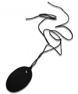 Shungite pendentif ovale, pièce