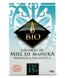 Losanges de miel de Manuka - Propolis & Eucalyptus - TPA 15+ BIO, 130 g