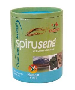 Spiruseng (spiruline + ginseng) BIO, 300 comprimés