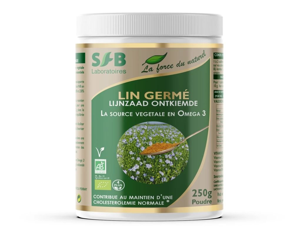 Lin germinated (powder) bio - SFB Laboratories - 250g