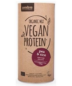 Protéines végétales Pois et Riz -Fruits des bois / Açaï - emballage abîmé BIO, 400 g
