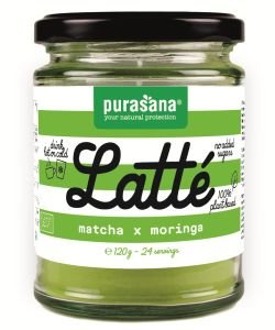 Matcha / moringa latte BIO, 120 g