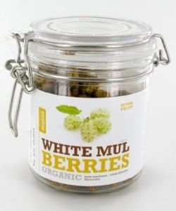 Mûres blanches (White mulberries) - Bocal à clips BIO, 200 g
