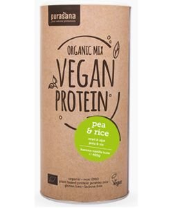 Plant proteins of Pea and Rice - Flavor Banana - Vanilla BIO, 400 g