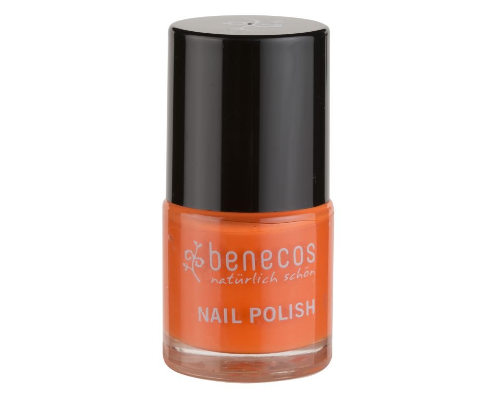 Natural nail polish without formaldehyde Mighty Orange (9ml) Benecos