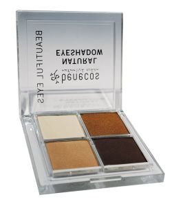 Eyeshadow 4 colors - Coffee & Cream BIO, 8 g