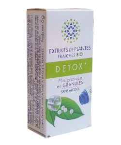 Teinture-mère Detox - sans alcool BIO, 130 granules