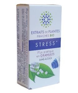 Complexe Stress - Extraits de plantes fraîches BIO, 130 granules
