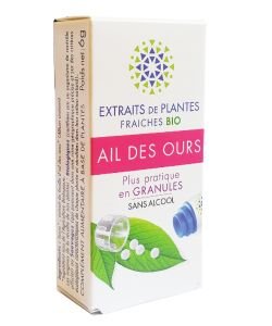 Ail des ours - Extrait de plante fraîche BIO, 130 granules