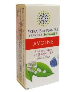 Avoine - Extrait de plante fraîche BIO, 130 granules