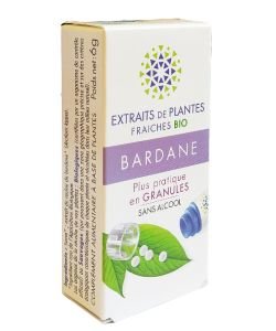Bardane - Extrait de plante fraîche BIO, 130 granules