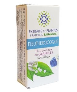 Eleutherocoque - Extrait de plante fraîche BIO, 130 granules