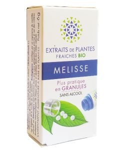 Mélisse - Extrait de plante fraîche BIO, 130 granules