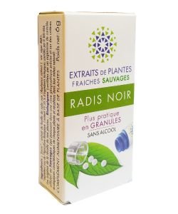 Radis noir - Extrait de plante fraîche BIO, 130 granules