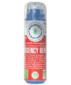Complexe n°39 Emergency Remedy - Rescue (sans alcool) BIO, 130 granules