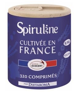 Spiruline cultivée en France BIO, 320 comprimés