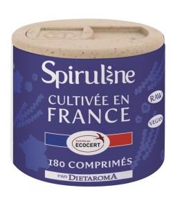 Spirulina grown in France BIO, 180 tablets