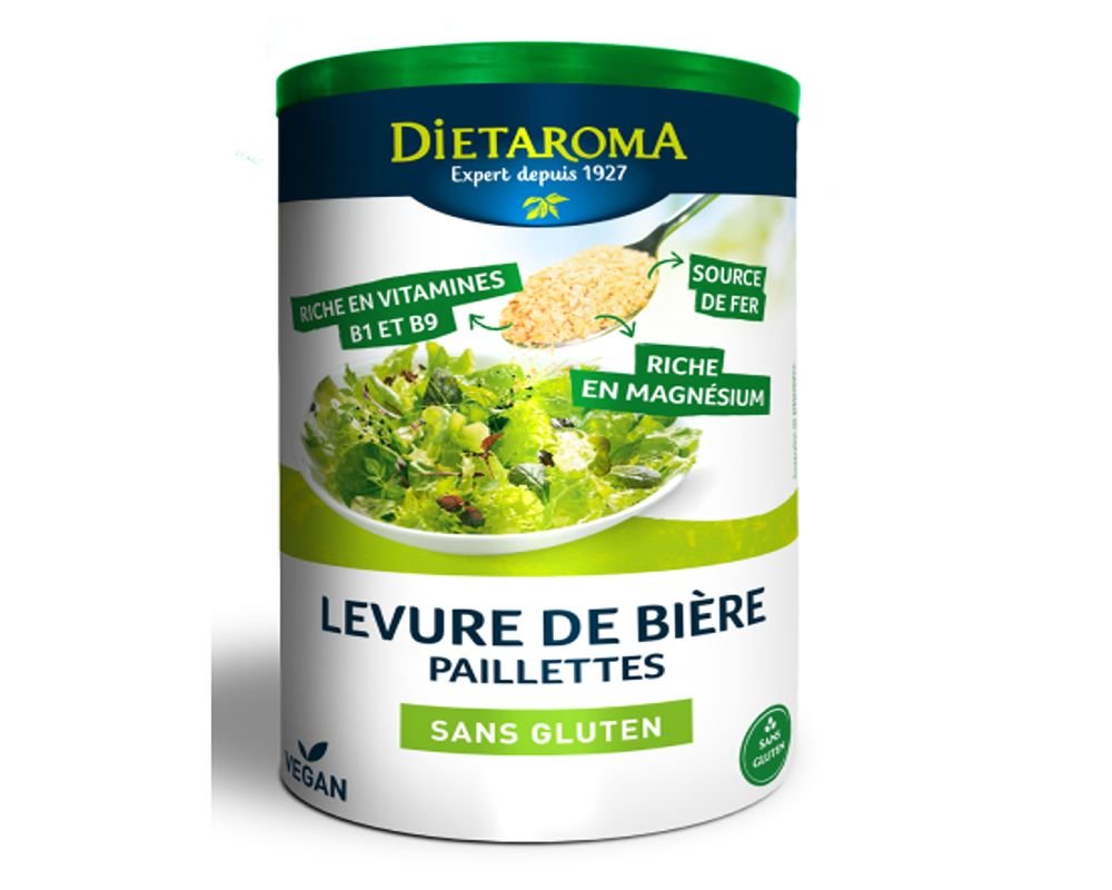 Levure de bière paillettes sans gluten - boite 175g - Diétaroma