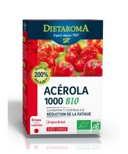 Acerola 1000 - cherry flavor BIO, 24 tablets
