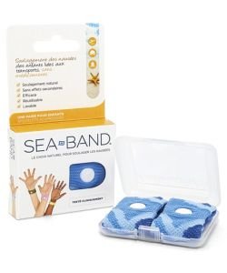 Sea Band bracelets - Children (blue), 2 bracelets
