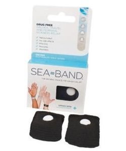 Sea Band bracelets - Adult (black), 2 bracelets