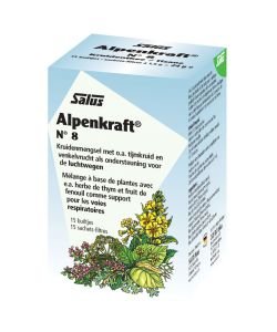 Alpenkraft - Mix of herbs n ° 8 - Best before 11/2018, 15 infusettes