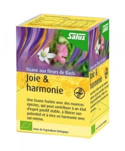 Tisane aux Fleurs de Bach - Joie & Harmonie- DLU 02/2020 BIO, 15 infusettes