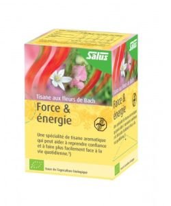 Herbal tea with Bach Flowers - Strength & Energy - Best before 10/2020 BIO, 15 infusettes