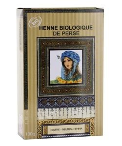 Henné biologique de Perse - Neutre - Emballage Abîmé BIO, 100 g