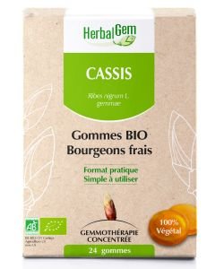 Bourgeon de Cassis en pastilles BIO, 24 gommes