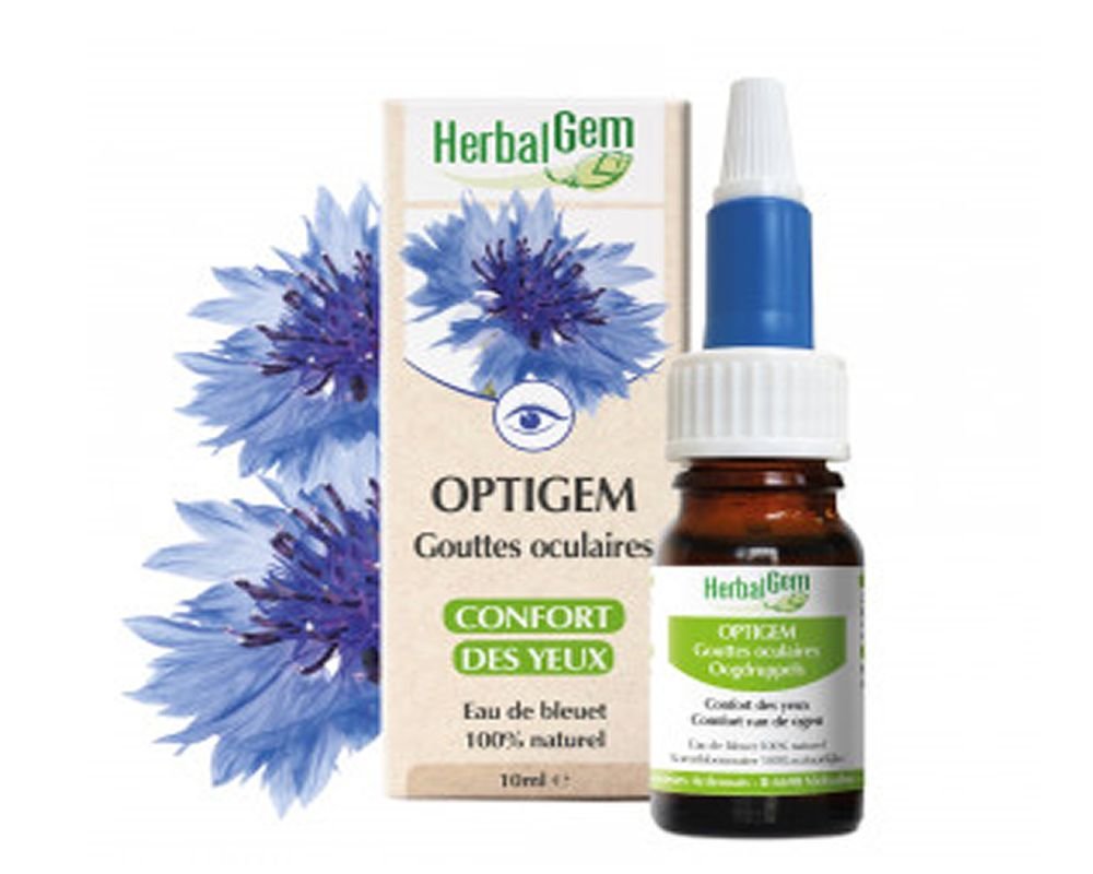Optigem gouttes oculaires Herbalgem 10 ml Optigem gouttes oculaires Herbalgem 10 ml