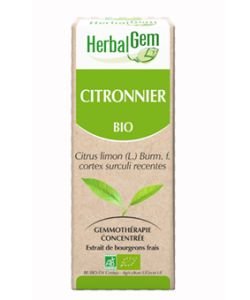 Citronnier (Citrus limonum) écorce BIO, 15 ml