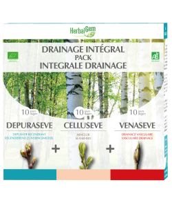 Pack drainage intégral BIO, 3 x 150 ml