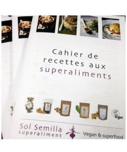 Cahier de recettes aux Superaliments, pièce