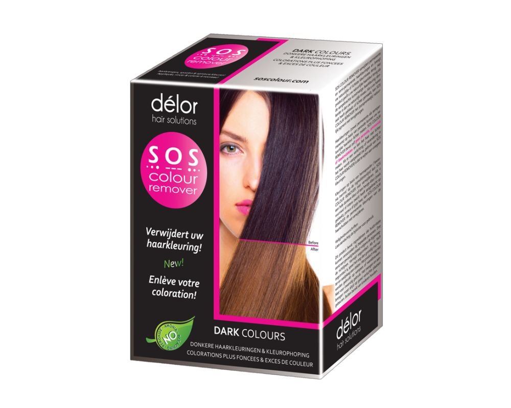 SOS Colour Remover Dark Colours 3 x 60 ml Délor
