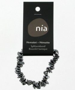 Bracelet baroque - Hematite, pièce