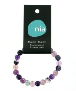 Bracelet perle - Fluorite, pièce