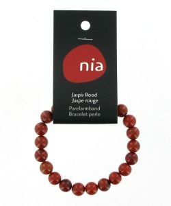 Pearl bracelet - Red Jasper, part