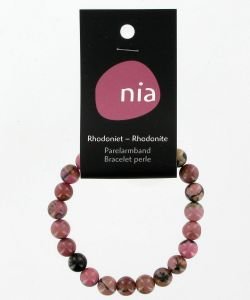 Bracelet perle - Rhodonite, pièce