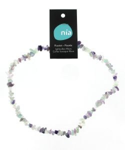 Baroque Necklace - Fluorite, part