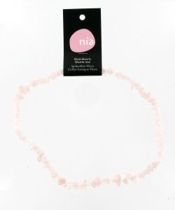 Baroque Necklace - Rose Quartz, part