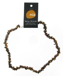 Baroque Necklace - Tiger Eye, part